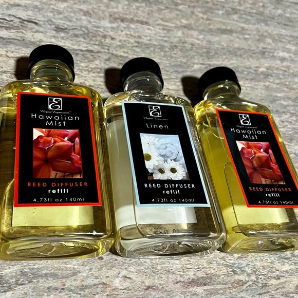 Bundle 3-Elegant Expressions Reed diffuser refill Hawaiian 🌺 mists & linen set - Picture 7 of 9